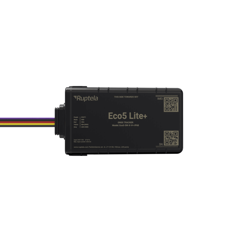 Rastreador Vehicular y Monitoreo de Flota / IP68 / BLE 5.0 y GNSS / LTE CAT1 y LTE-M con Respaldo 2G / GNSS U-blox / MiKado IP54 / Acelerómetro de 3 Ejes / Suministro 9-32 V / Batería Interna