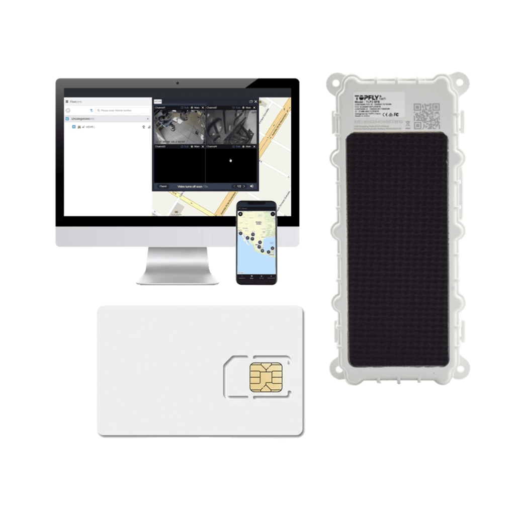 KIT Dispositivo de Seguimiento de Activos / Protección IP67 / Recargable Li 9600 mAh / LTE Cat-M1/NB-IoT / Tamaño Compacto / Funciona con Energía Solar / + EPCOMGPSCODE + SIM500MB2Y