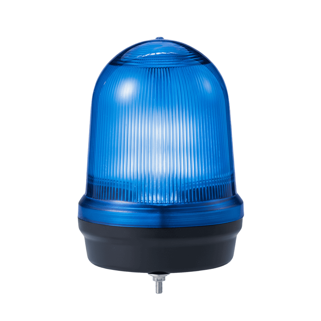 LED con patrones fijo/intermitente, estroboscópico y simulación rotatorio, Color Azul de 12-24 VCD