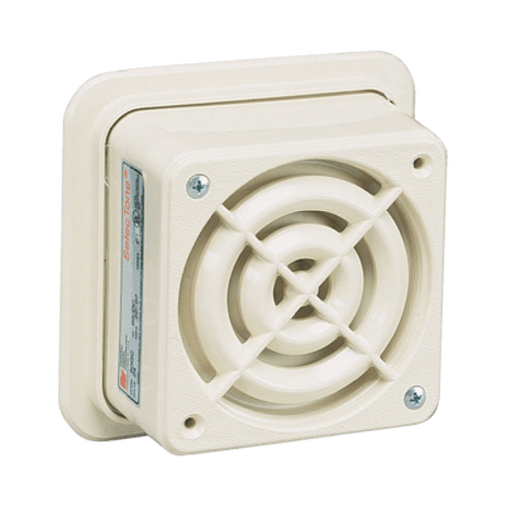 Altavoz amplificado Selectone, UL y cUL, 24 Vcd, montaje en superficie