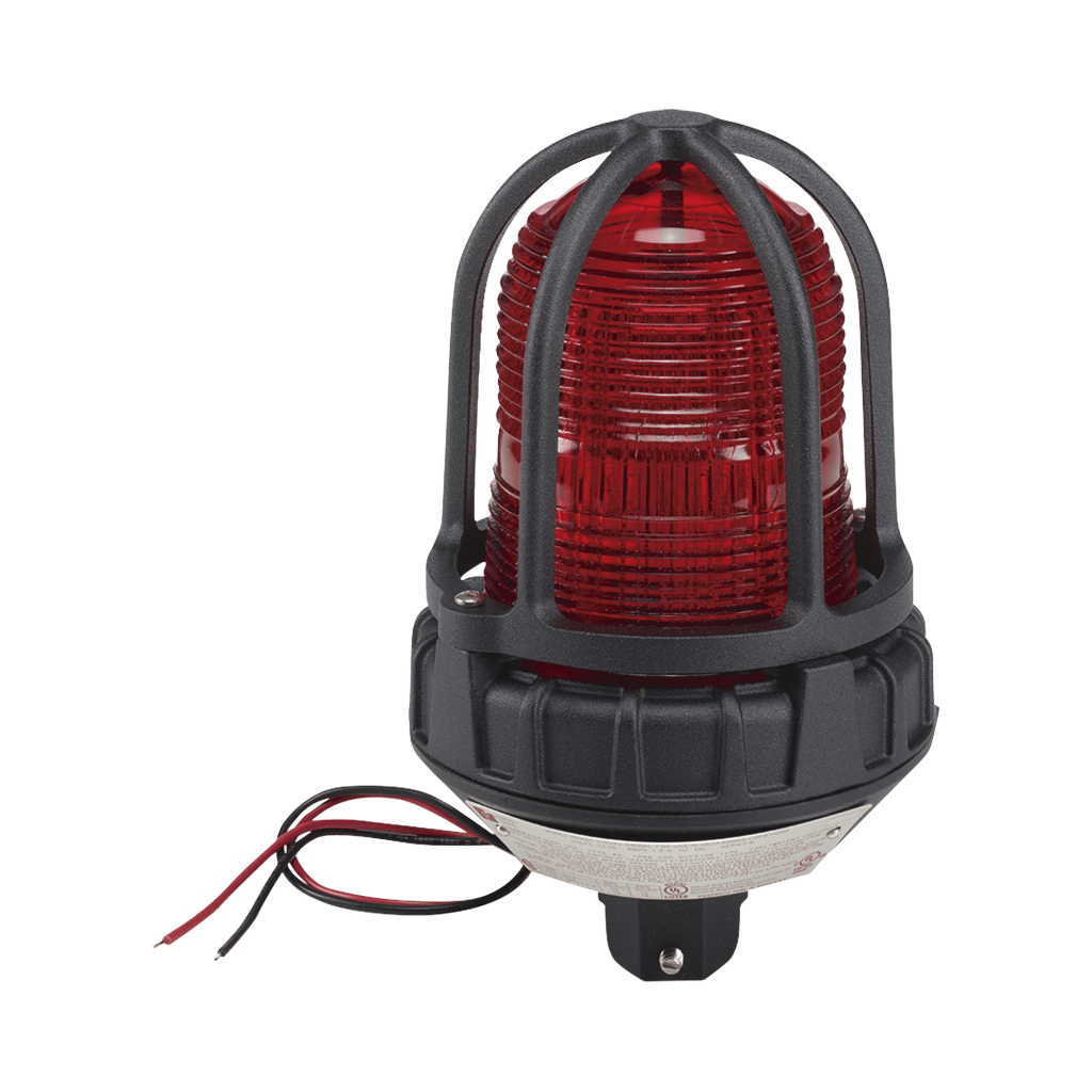 Luz de advertencia LED para ubicaciónes peligrosas, montaje tipo tubo, 120 VCA, Color Rojo