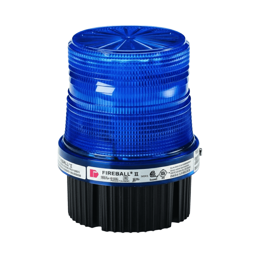 Estrobo Fireball® LED Luz de advertencia, Listado por UL y cUL de 12-24 VCD Color Azul