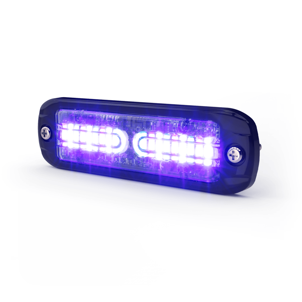 Luz direccional LEDs Ambar / Violeta para la detección materiales de alta visibilidad