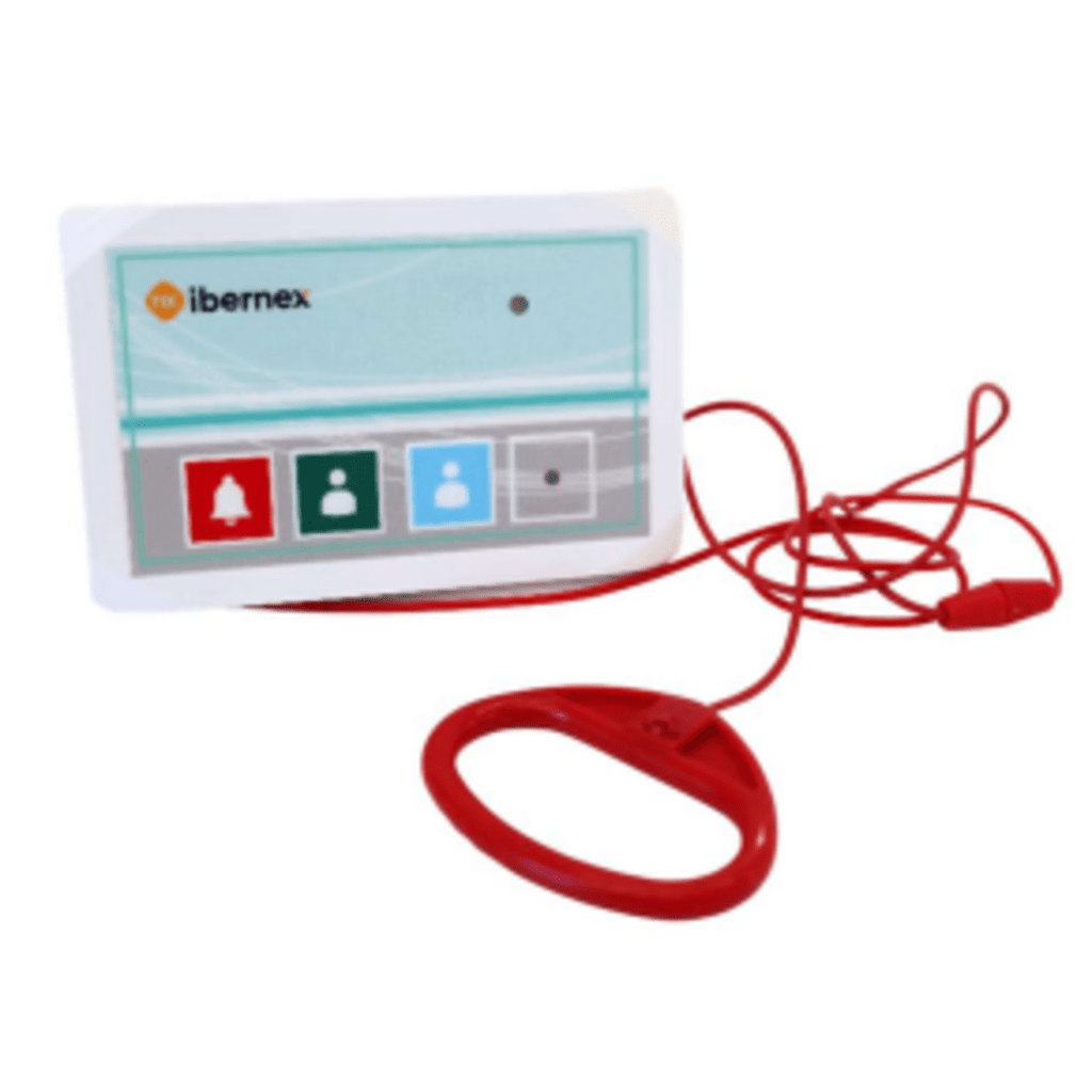 Terminal Inalámbrico de Baño / Botón de Alarma / Botón de Presencia / Botón de Médico / IP65 / Transmisión 400 Metros (linea de vista) / Protocolo POCSAG / Alarma Acústica-Luminosa