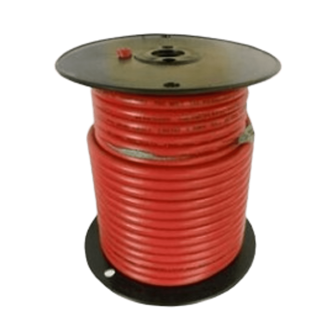 Cable Para Batería Color Rojo Calibre 1 AWG / Rollo de 100 Pies / Cobre Estañado Clase K / 600-1000V / 105°C Seco 75°C Húmedo / Resistente a Llama VW-1 / Flexible Extra / UL 1426 BC-5W2