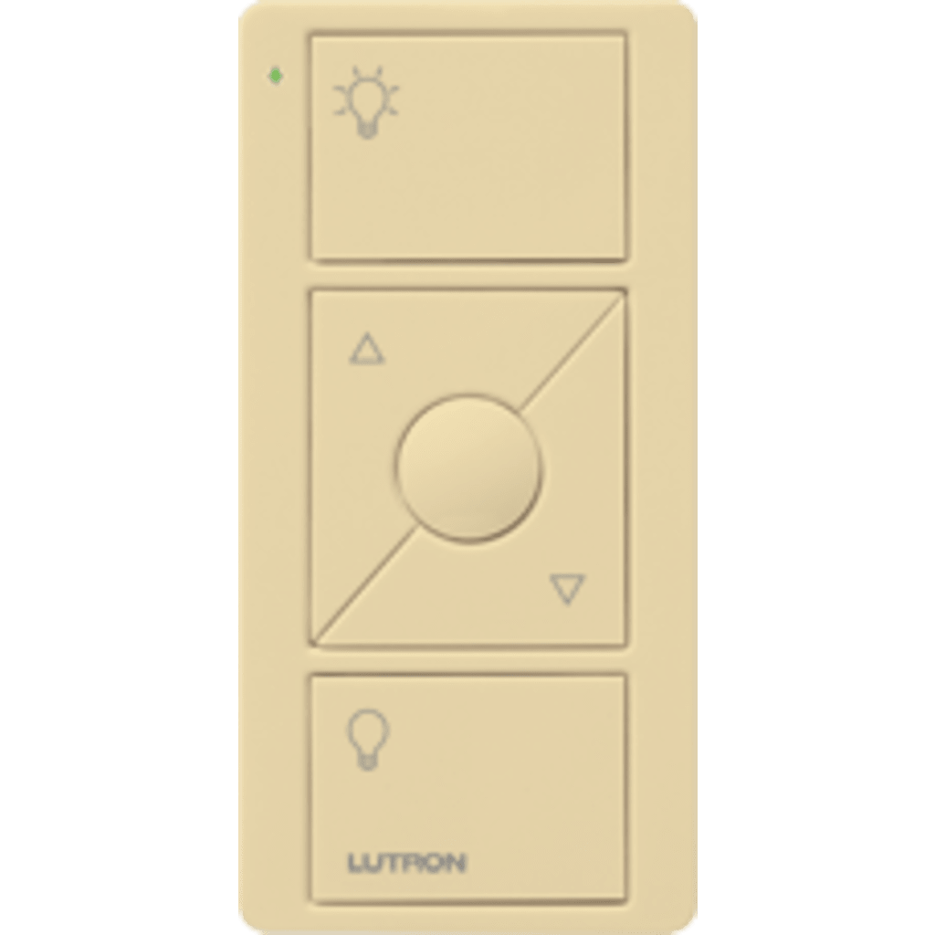 Control remoto PICO 3 botones encender/apagar, subir/bajar intensidad, color blanco, complemente con un atenuador Caseta, RA2, RadioRa2.