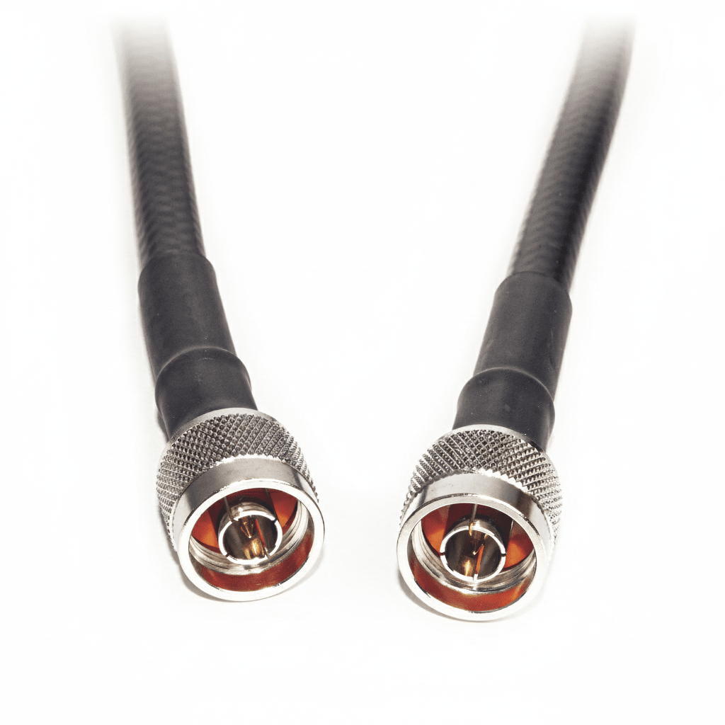 Jumper Coaxial con Cable Epcom405 | Conector N Macho en los Extremos | 21 Metros (68.90 Pies) de Longitud.