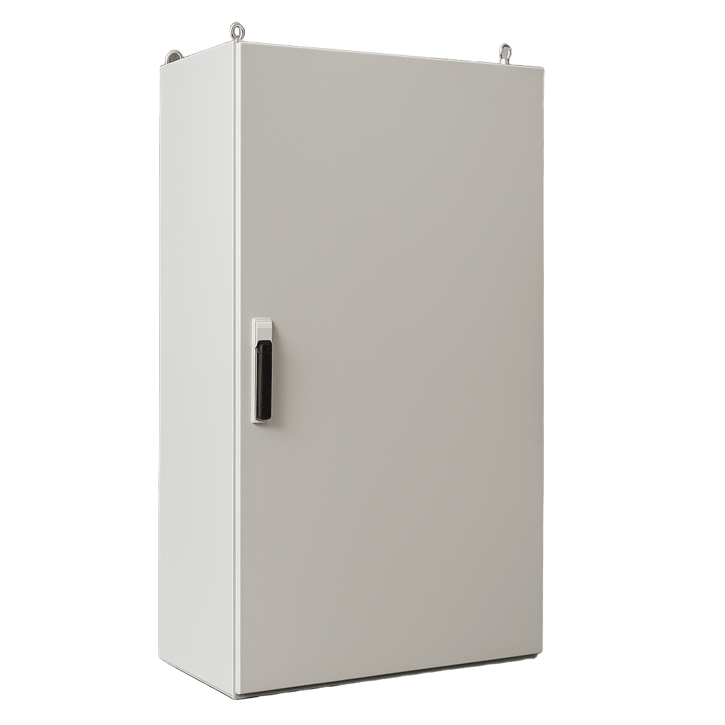 Gabinete de Acero IP55  (800 x 1600 x 400 mm) con Placa Trasera Interior Metálica