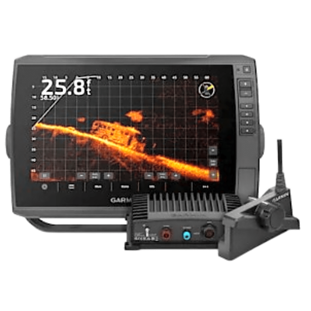 Plotter de Navegación ECHOMAP™ Ultra 2 10" LiveScope™ Plus Bundle / Pantalla Táctil IPS 10" WXGA 1280x800 / GPS Multibanda Multiconstelación 10 Hz / CHIRP ClearVü y SideVü / Compatible con LiveScope y P