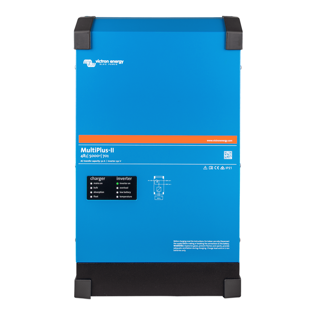 MultiPlus-II 48/5000/70-95 / Inversor Cargador de Onda Pura / Sello UL / Entrada 48 Vcc / Salida 4000 W 120 Vca  60 Hz