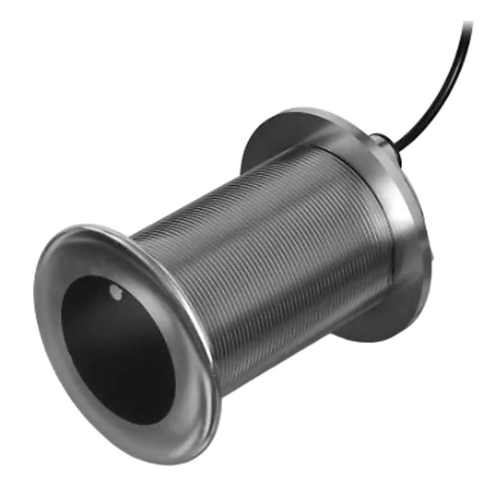 Sonda de Pesca CHIRP GT15M-THF / Banda Media 85-165 kHz / 600 W / Profundidad Máxima 365 m Agua Salada 580 m Agua Dulce / Ancho de Haz 24°-16° / Compatible con RapidReturn™ / Cable 15 m / Carcasa Acero Inoxidable