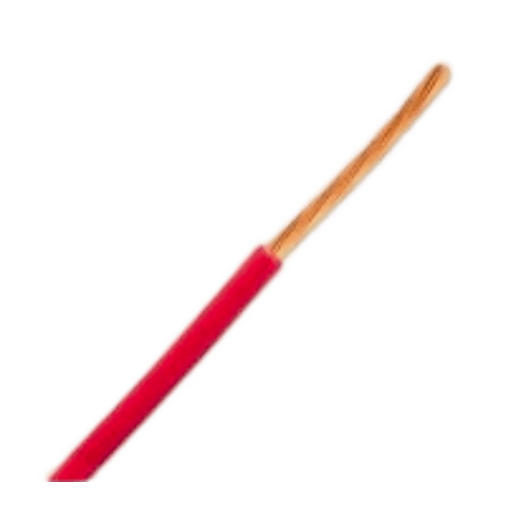 Bobina de 304.8 Metros (1000 Pies) de Cable Automotriz TXL 14 Color Rojo / Conductor 19/27 Cobre Desnudo / Aislamiento Polietileno Reticulado (XLPE) / Voltaje 50V / Temp. -51?C a 125?C / Especificaciones Ford y Chrysler