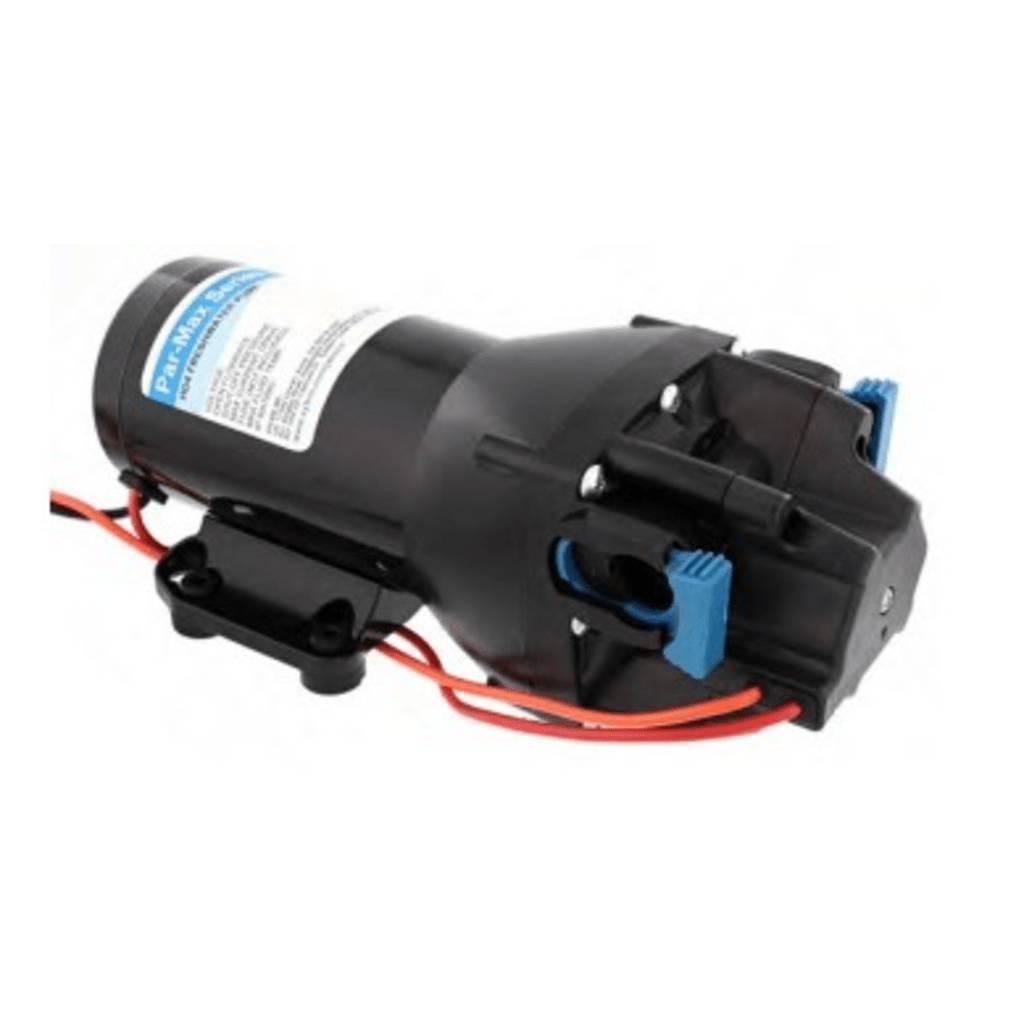 Bomba controlada por presión Par Max HD 4' a 12 Vca, alta presión 60 psi 15 lpm / 4 gpm