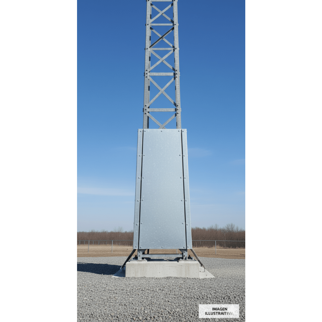 Panel Anti-Escalada para seccion 8 / Instalación Estructural / Diseño de Seguridad para Prevención de Acceso No Autorizado