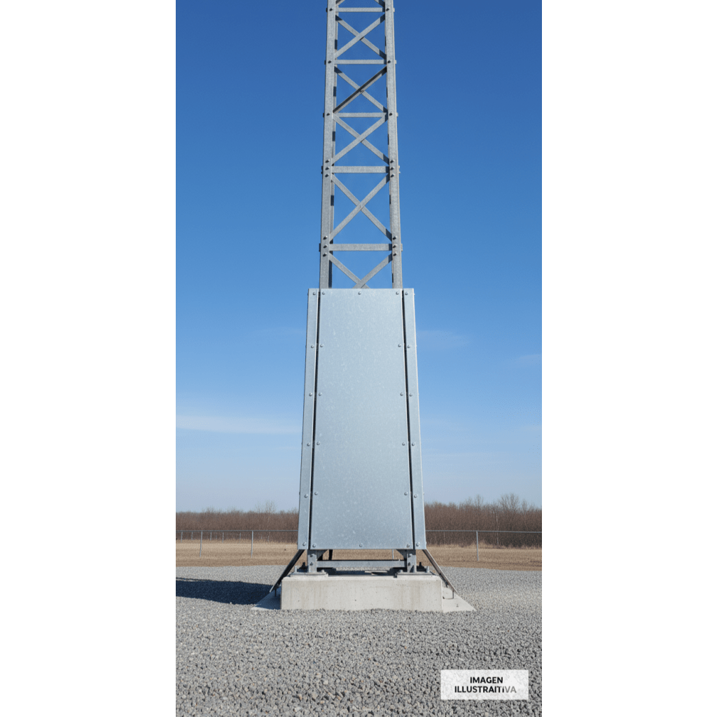 Panel Anti-Escalada para seccion 9 / Instalación Estructural / Diseño de Seguridad para Prevención de Acceso No Autorizado