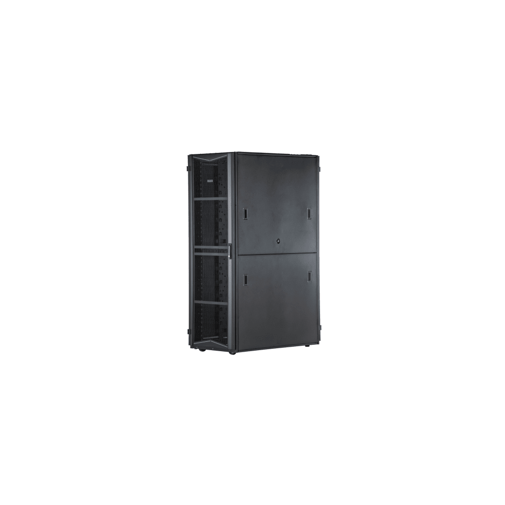 Gabinete FlexFusion para Centros de Datos, 45 UR, 800 mm de Ancho, 1070 mm de Profundidad, Fabricado en Acero, Color Negro