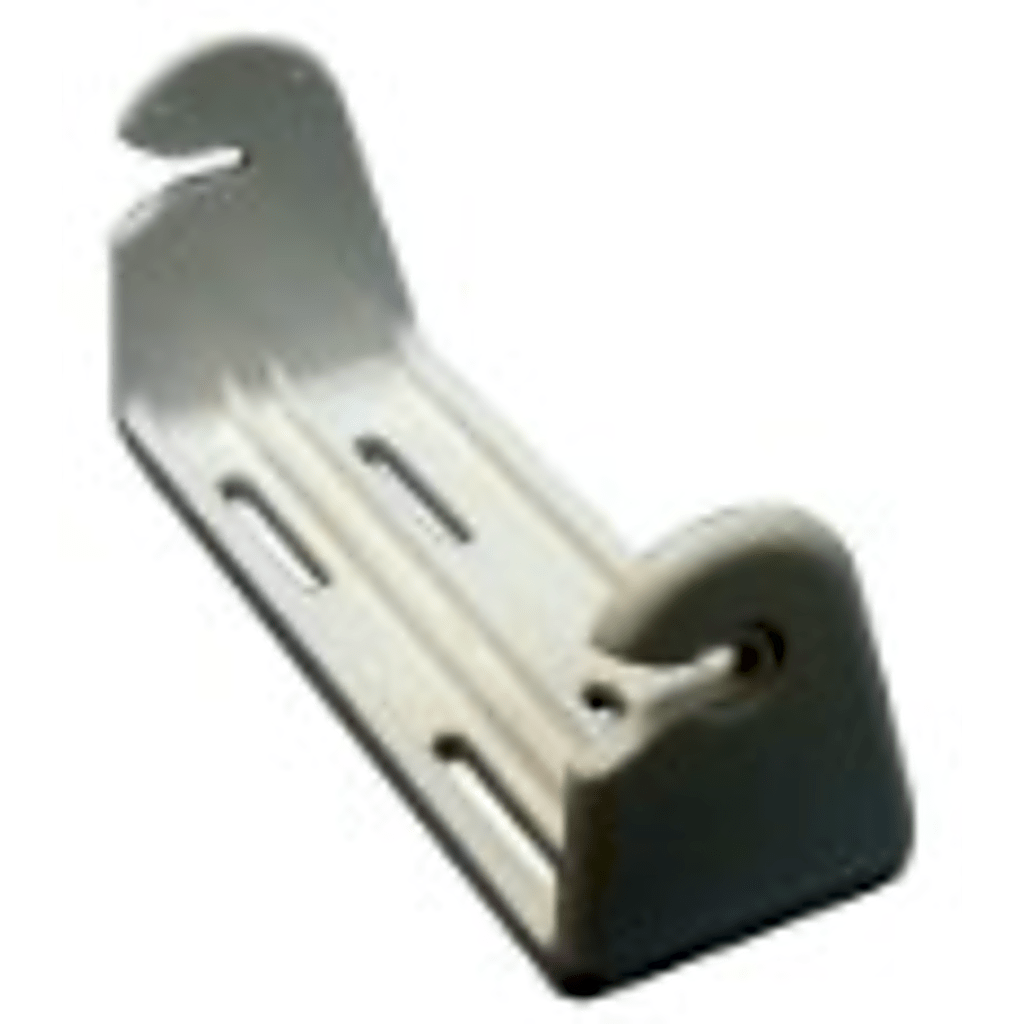 Bracket de Montaje para Radio UM380/385 / Color Blanco / Material Plástico de Alta Resistencia / Diseño Universal para Montaje en Pared o Superficies Planas