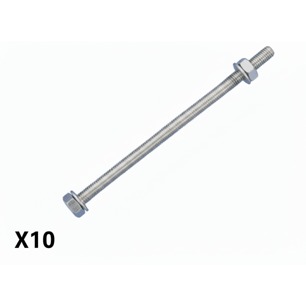 Kit de 10 Tornillos para Montar 1 Separador de Pl?stico