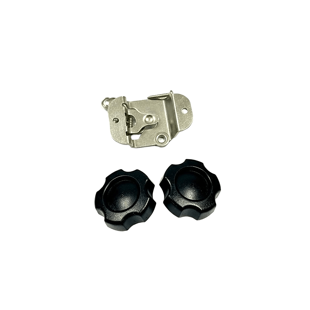 Juego de Partes para Instalación de Radio Móvil Marino / Compatible con IC-M200 IC-M220 IC-M330 / Bracket con Perrillas en Color Negro / Montaje Profesional