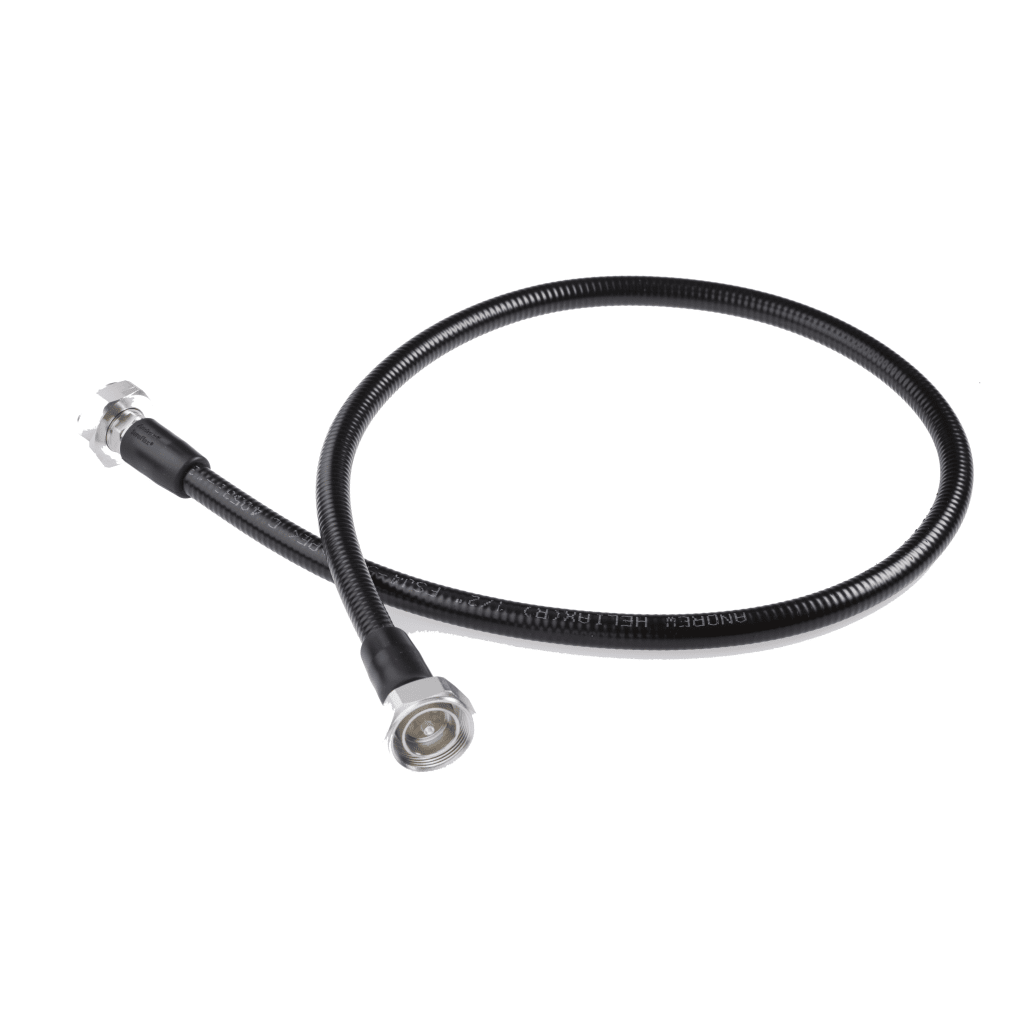 Jumper de Cable LDF450A de 2 Metros (6.56 Pies) de Longitud con Conectores DIN 7-16 Machos