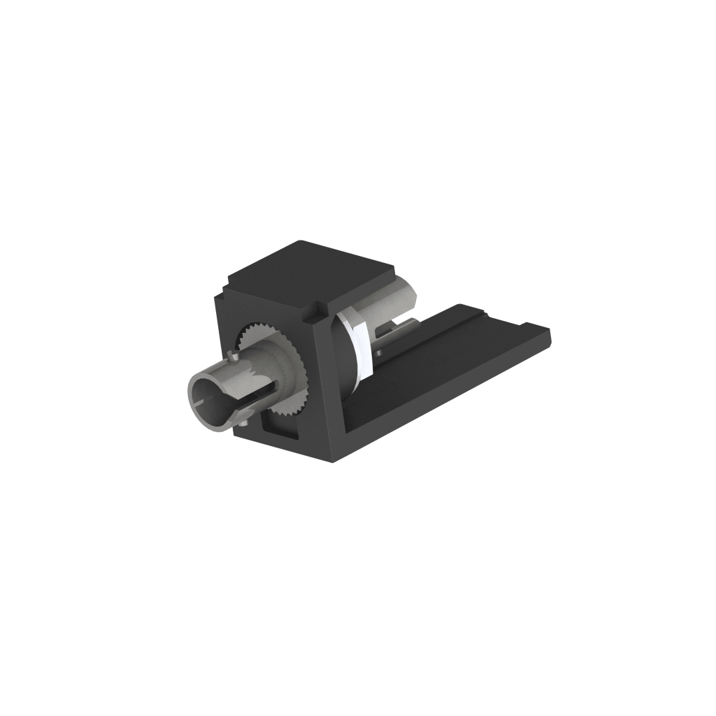 M?dulo Acoplador ST Simplex, para Fibra ?ptica Multimodo OM3/OM4, Tipo Mini-Com, Color Negro