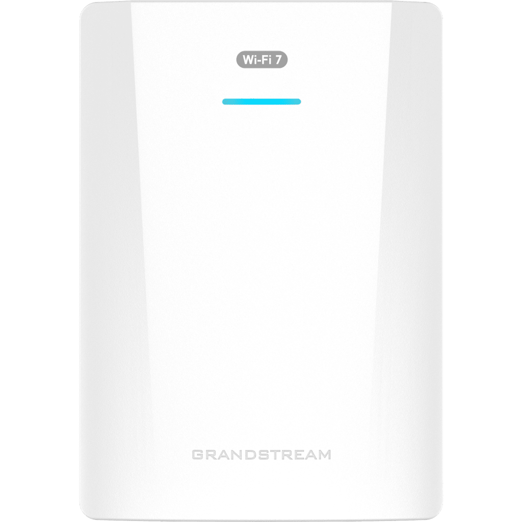 Punto de Acceso Wi-Fi 7 para Pared / GWN7670WM / MIMO 2x2:2 DL-UL OFDMA / Modulación 4096 QAM / 2.5G Ethernet PoE+ / Hasta 256 Clientes / QoS Avanzado / Cobertura 175 mts / Gestión Integrada y en la Nube