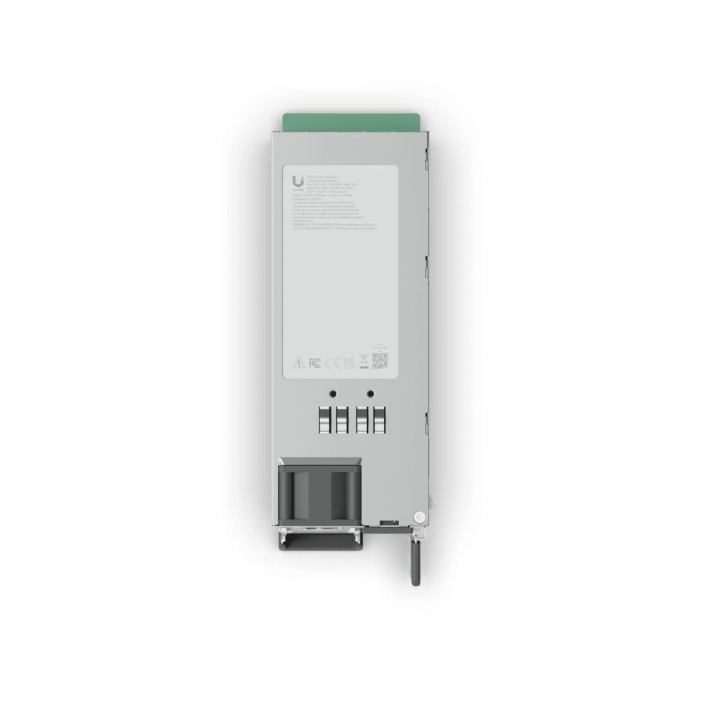 UniFi Enterprise Fuente de Alimentación AC / 150W / 12V DC / Protección Sobretensió / Compatibilidad con EFG y UXG-ENTERPRISE / Acero SGCC / Eficiencia 81% / NDAA Compliant / -5 a 50°C / Certificaciones CE, FCC