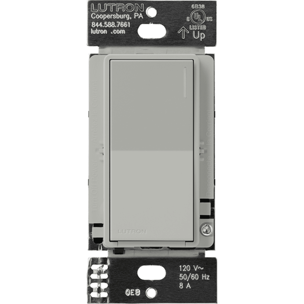 (RadioRa3) Apagador Sunnata color blanco para linea Radio Ra3, 8A de iluminacion, 5.8A Motor