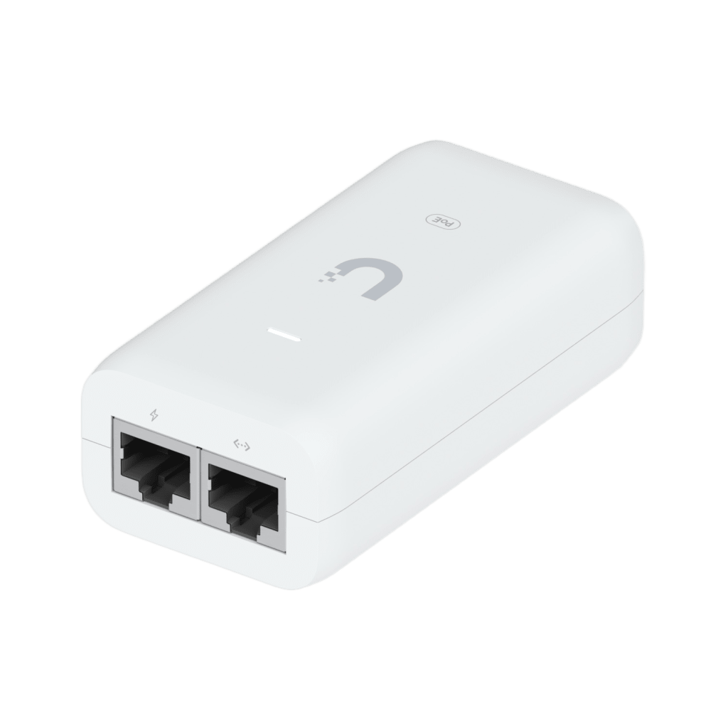Adaptador PoE+ / U-PoE+ / 48V DC @ 0.65A/ hasta 30W / Gigabit LAN / Protecciones de Sobretensión