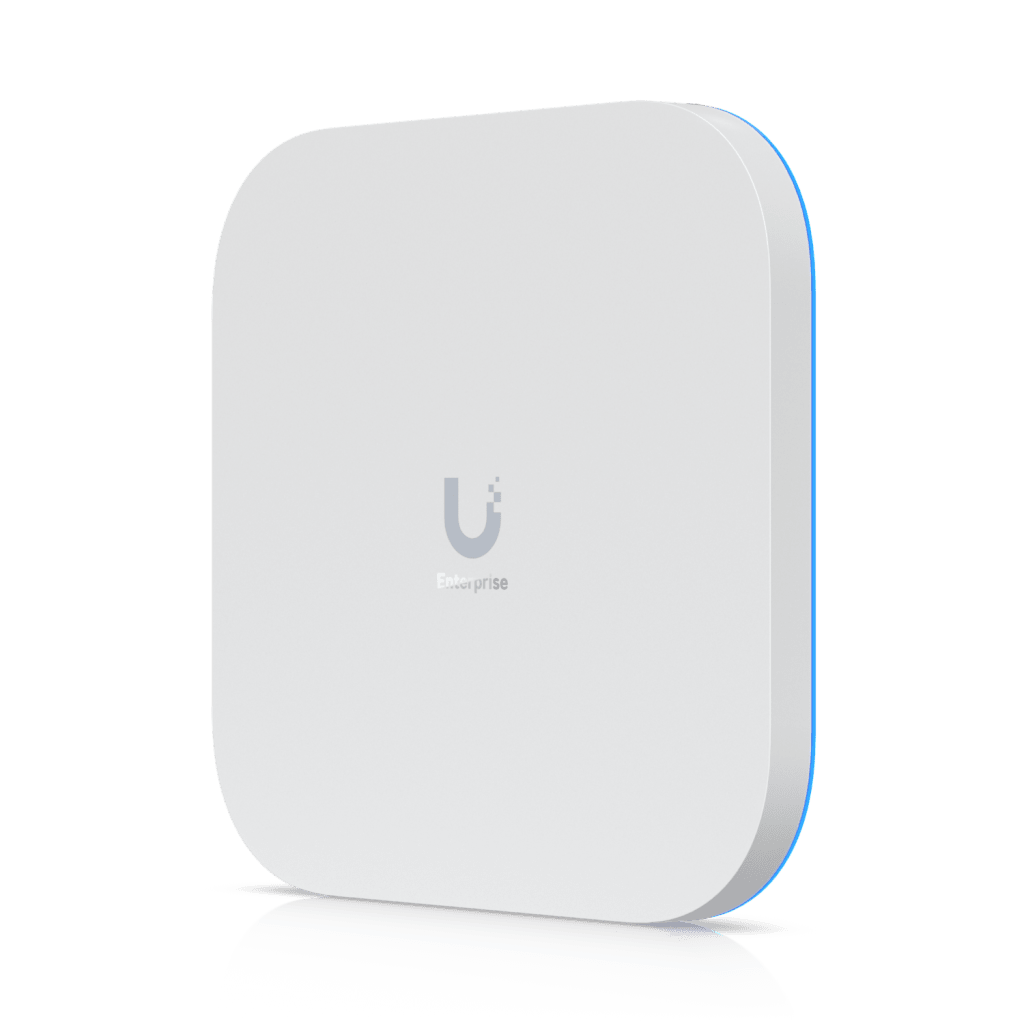 UniFi Enterprise Access Point E7, WiFi 7, 2.4/5/6GHz, 10 Cadenas Espaciales, Analizador Espectral en Tiempo Real, Hasta 1000 Dispositivos, (1) Puerto 10G RJ45 y (1) Puerto 1G RJ45 para Alta Disponibilidad de Energía y Datos