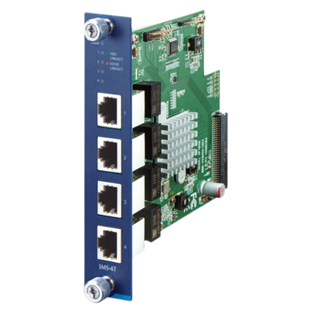 Modulo de 4 Puertos Ethernet 10/100/1000T Para Switch Modular IMS-6325-5