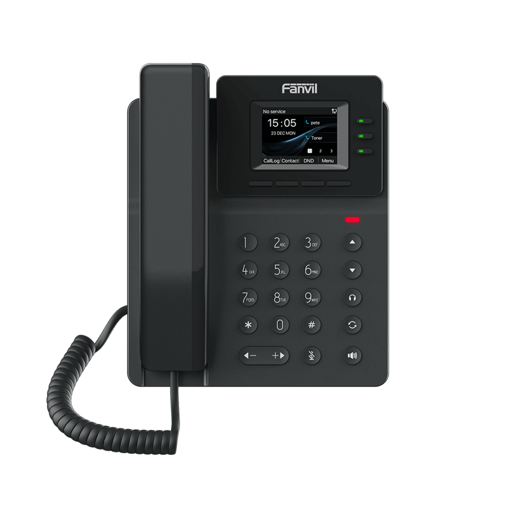 TELEFONO IP WI-FI PANTALLA A COLO 2.4 , 4 LINEAS SIP, CONFERENCIA 6 VIAS