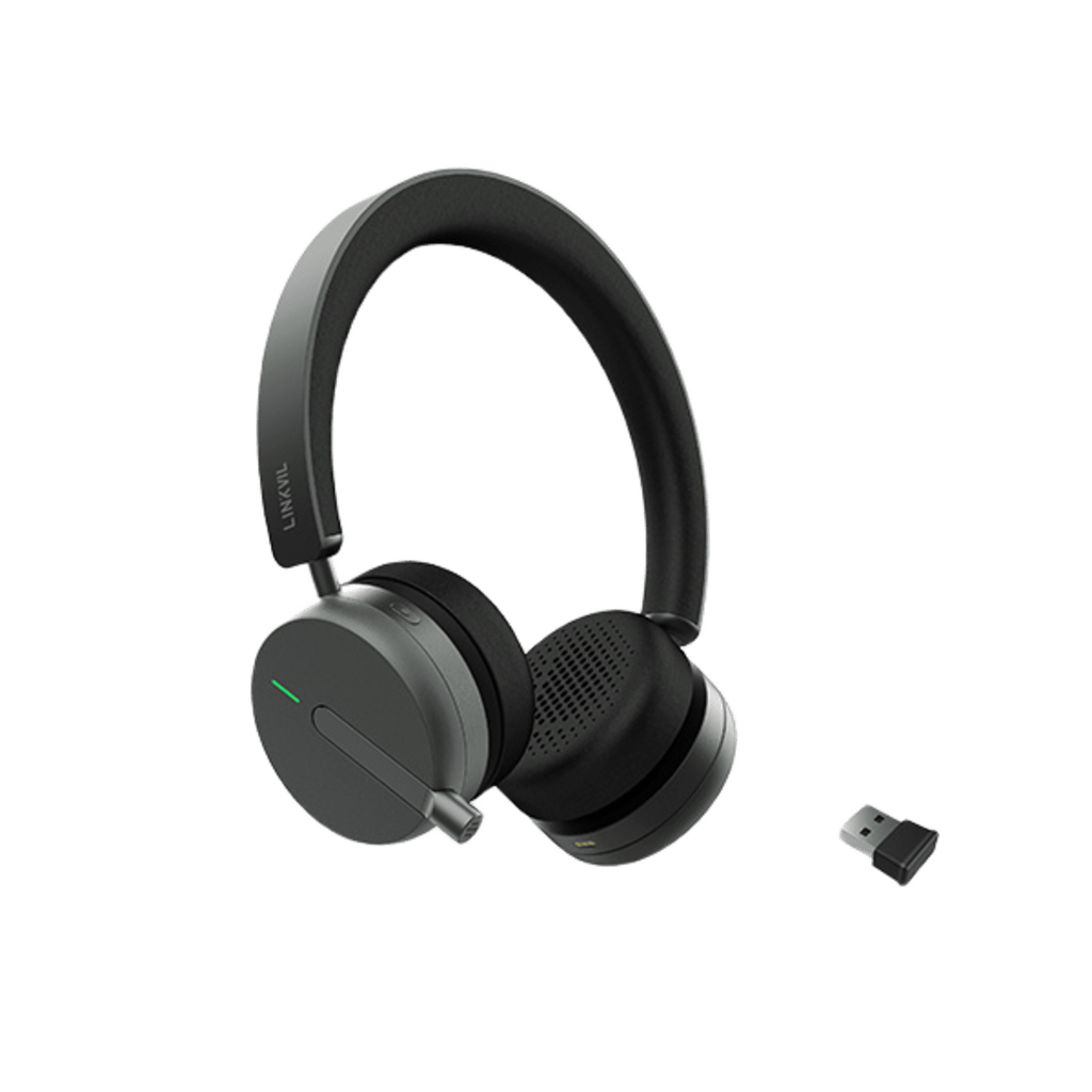 Auricular Inalámbrico LINKVIL DH50-B con Bluetooth 5.4 y Micrófono Retráctil con Cancelación de Ruido