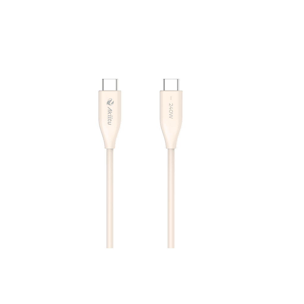 Cable de Carga USB-C a C / 1.5 Metros (4.92 Pies) / Tecnolog?a GaN (Nitruro de Galio) / Fast-Charging / Potencia 60W / Velocidad Transferencia 480 Mbps / Material Silicona No T?xica / Conector Aluminio Anodizado