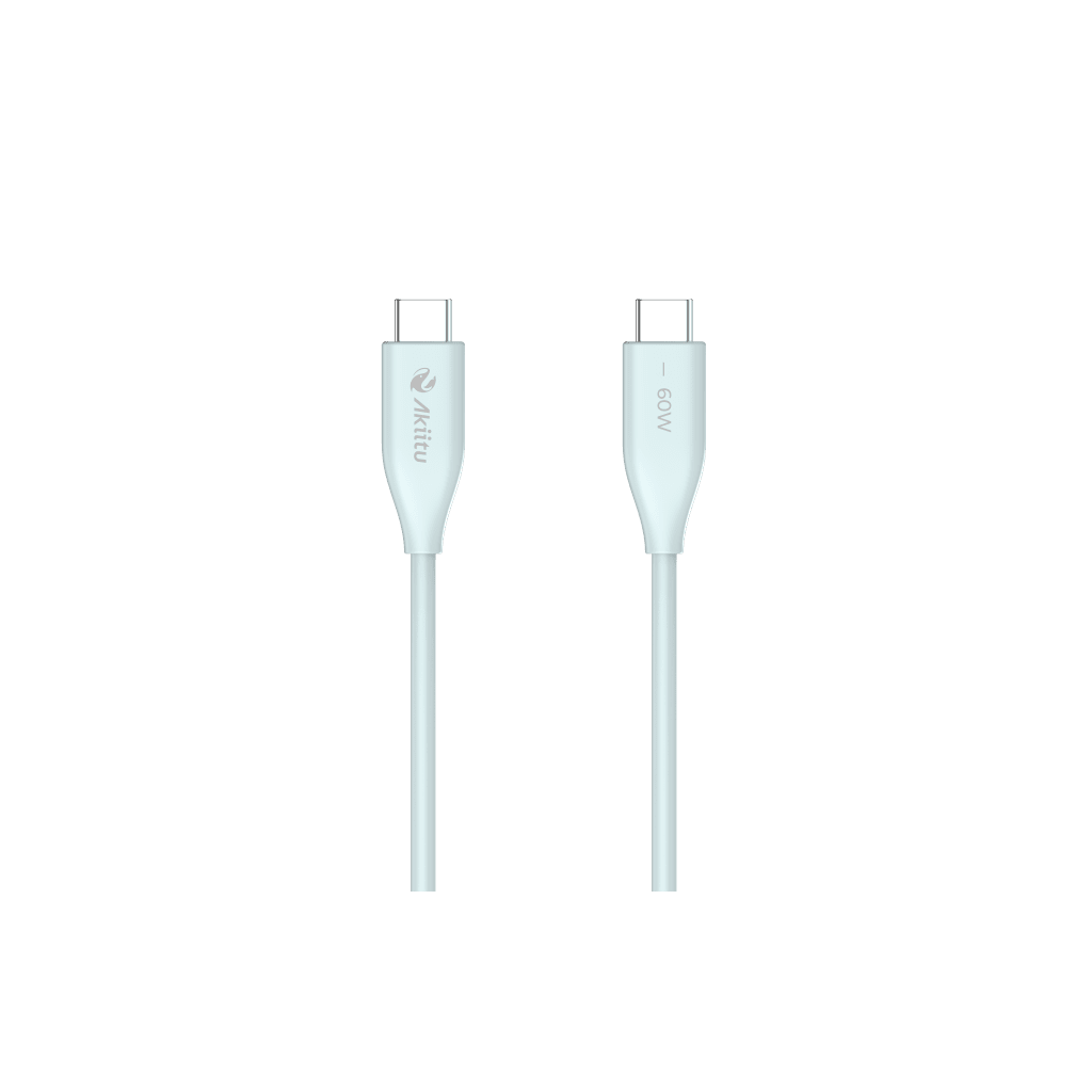Cable de Carga USB-C a C / 1.5 Metros (4.92 Pies) / Tecnolog?a GaN (Nitruro de Galio) / Fast-Charging / Potencia 60W / Velocidad Transferencia 480 Mbps / Material Silicona No T?xica / Conector Aluminio Anodizado