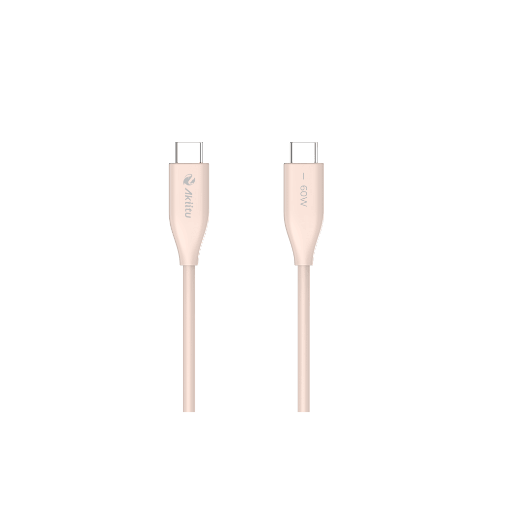 Cable de Carga USB-C a C / 1.5 Metros (4.92 Pies) / Tecnolog?a GaN (Nitruro de Galio) / Fast-Charging / Potencia 60W / Velocidad Transferencia 480 Mbps / Material Silicona No T?xica / Conector Aluminio Anodizado