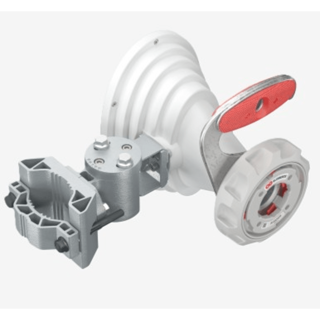 Antena Horn Asimétrica 5 GHz / 17 dBi de Ganancia / Patrón Asimétrico 45° / TwistPort™ Waveguide / IP55 / Montaje UBR / Para Plataformas Inalámbricas Compatibles