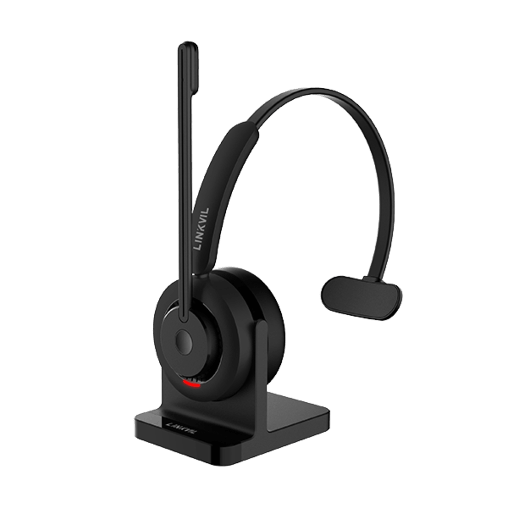 Auriculares Bluetooth / Micrófono Omnidireccional / Cancelación de Ruido AI ENC / Busylight Integrado / Bluetooth 5.4 Multipunto / Batería 400 mAh / 22 Horas Llamadas / Compatible VoIP