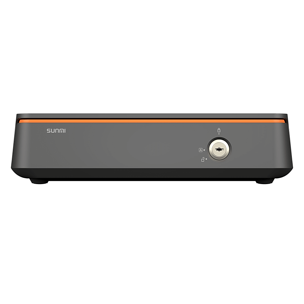 Cajón de Efectivo Mini SUNMI / ABS de Alta Resistencia / 3 Posiciones de Bloqueo / 9V-24V Autoajustable / 1,000,000+ Operaciones / 10 kg Capacidad de Carga / Reducción de Ruido <50dB