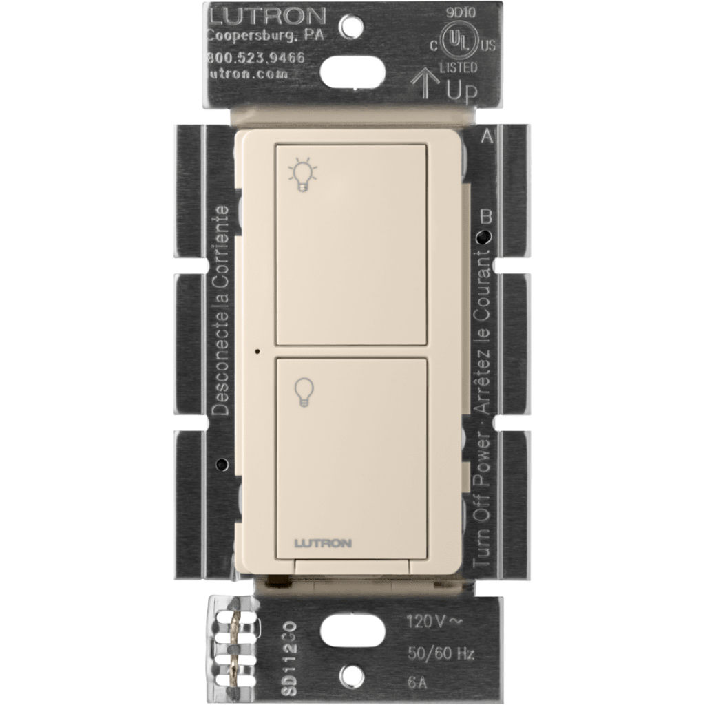 (Caseta Wireless) Interruptor Inteligente On/Off, requiere cable neutro. 6A, /120V