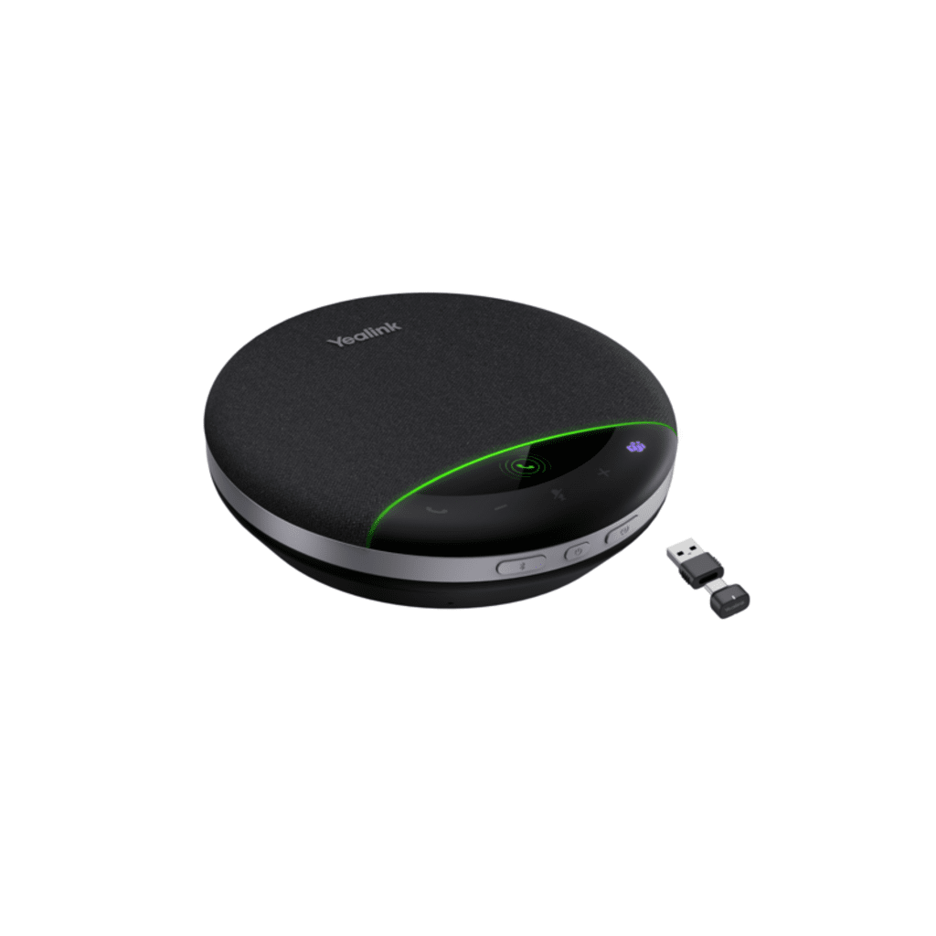 Altavoz de Conferencia SP96 de Yealink con Micrófonos 360° y Cancelación de Ruido Inteligente