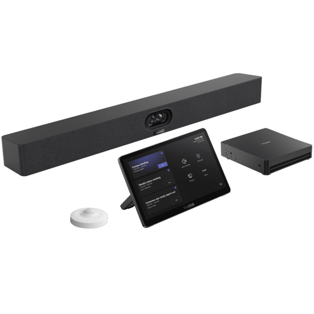 Sistema de Videoconferencia MVC?S40?C5U de Yealink para Salas Pequeñas y Medianas con Microsoft Teams Nativo, RoomSensor Inteligente y Control Táctil Avanzado