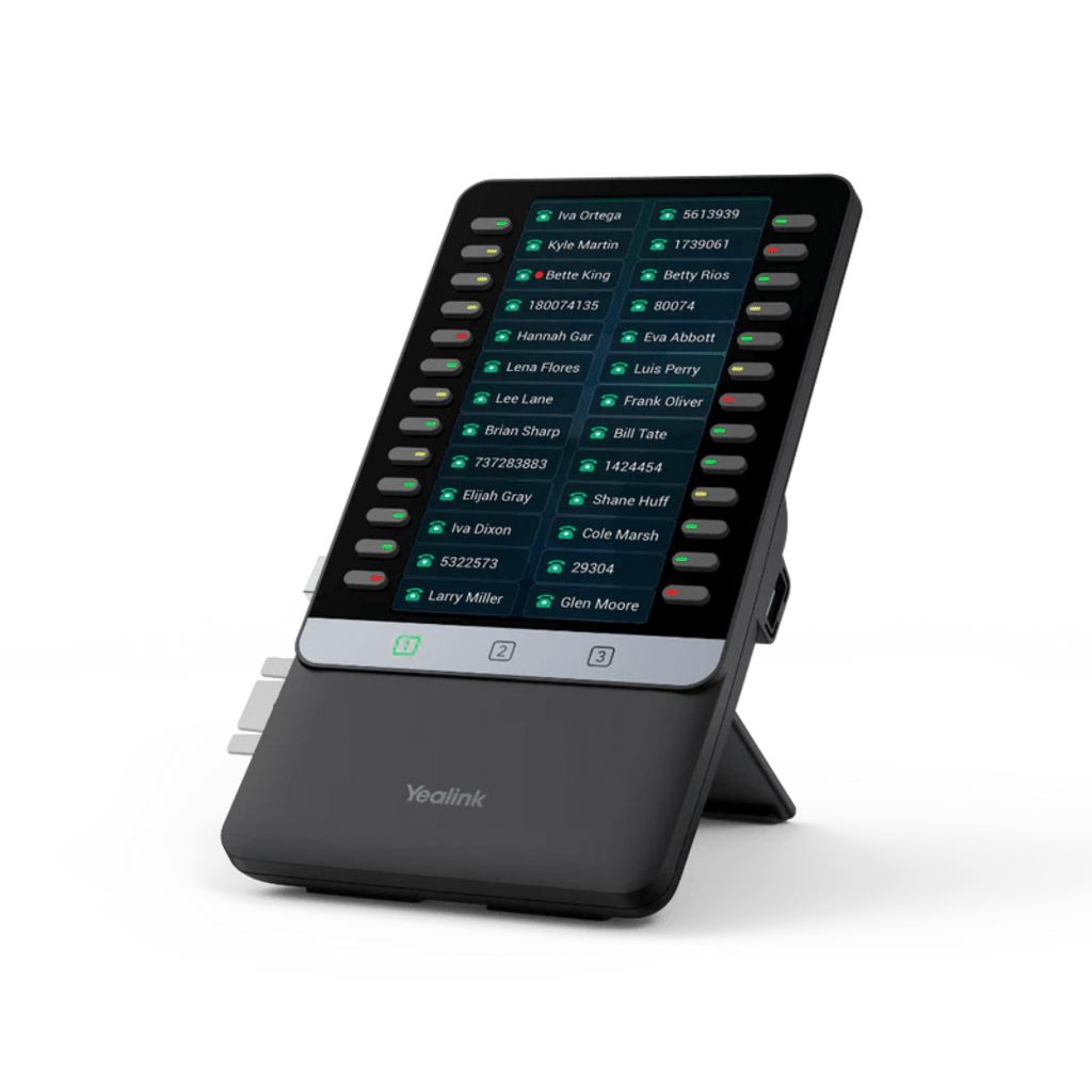 Módulo de Expansión EXP-55 de Yealink para Teléfonos IP Yealink Series T7X/T8X con Capacidad Para Hasta 78 Teclas Programables