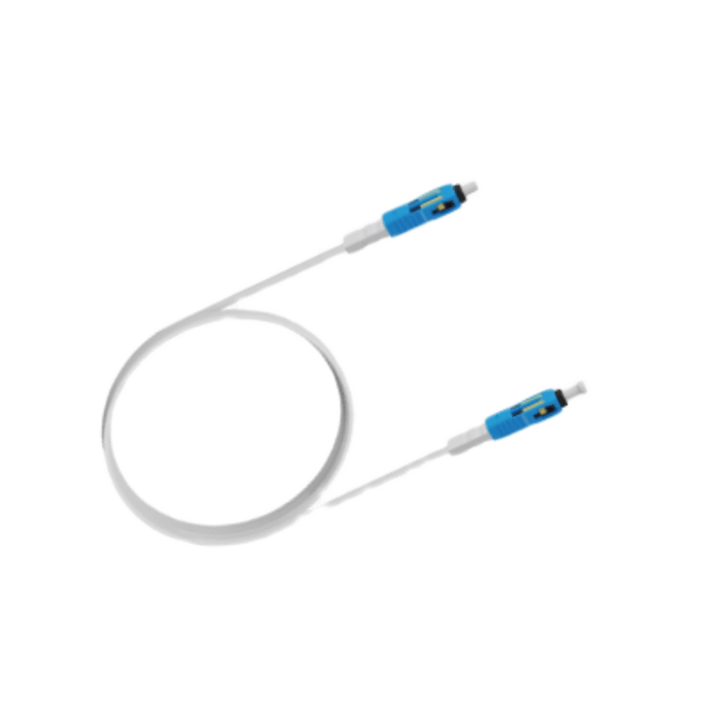 Cable de Fibra Óptica POF Monomodo / Conectores SC/UPC - SC/UPC / Interior / Fibra G.657A2 / Cobre 26 AWG / 50M