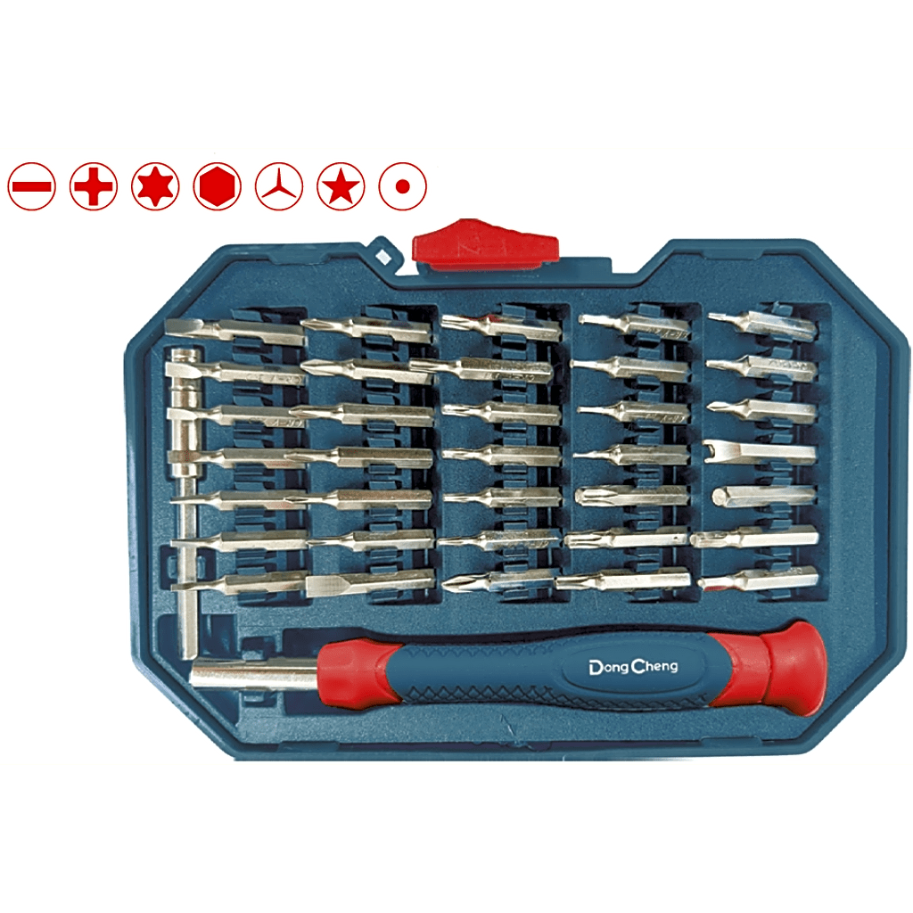 Juego de 37 Piezas de Desarmador de Precisión con Puntas