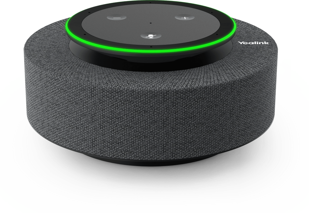 Altavoz Inteligente MSpeech de Yealink con 2 Arrays de Microfonos MEMS y Asistente Cortana Integrado