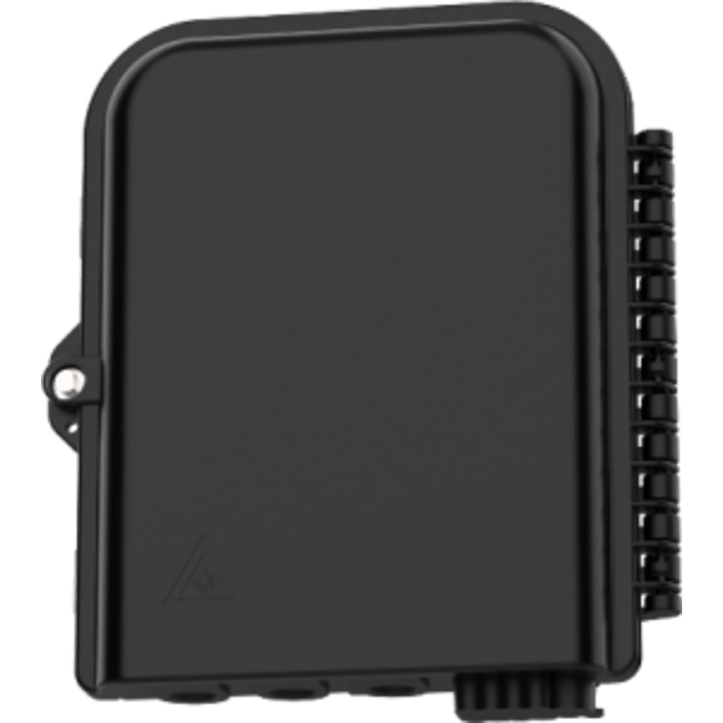Cierre de Empalme para 24 fusiones de fibra óptica, Interior/Exterior, con 8 acopladores SC/APC y splitter 1x8 SC/APC Incluido, IP65, 3 Puertos para Fibra Troncal o Distribución