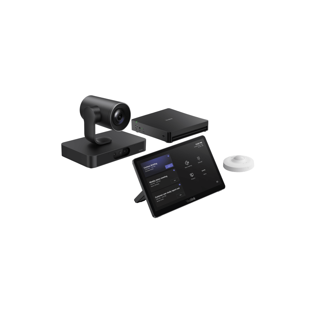 Sistema de Videoconferencia Yealink MVC-S80-C5U-000 para Microsoft Teams Rooms con Tecnología de IA Colaborativa y Cámaras Dual 4K