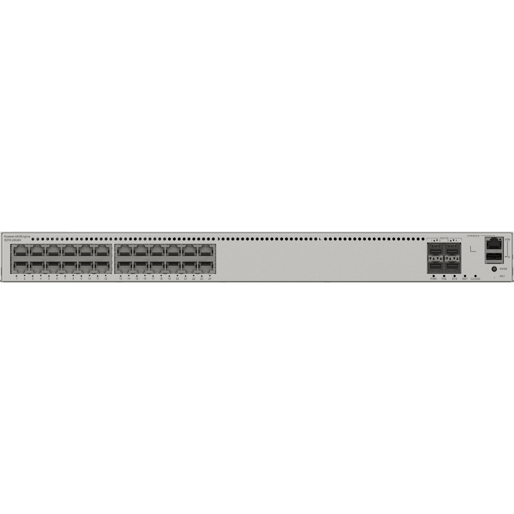 Switch eKit Distribución/Acceso Administrable Capa 3 / 24 Puertos Gigabit PoE++ & 4 Puertos SFP+ 10 Gbps / PoE Budget 2,268 W / Soporta iStack / Gestión Gratuita desde la Nube / Sin Licenciamiento