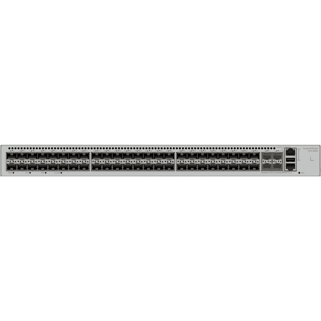 Switch eKit Core/Distribución Administrable Capa 3 / 48 puertos SFP  de 1 Gbps + 4 Puertos SFP+ de 10 Gbps / Soporta iStack / Capacidad de Conmutación de 176 Gbps / Gestión Gratuita desde la Nube / Sin Licenciamiento